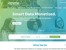 Tablet Screenshot of infogrouptargeting.com